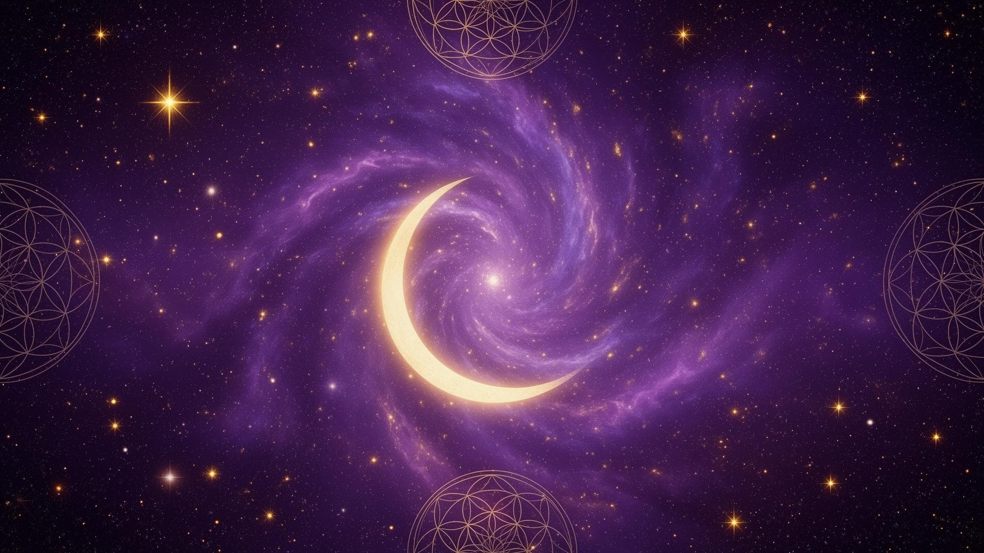 Fondo celestial místico